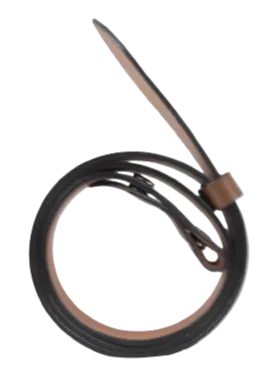 100% Real Brown 1 1/2" Inch (38mm) Leather Belt Strap