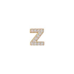 14k Skinny Z Charm (yellow)