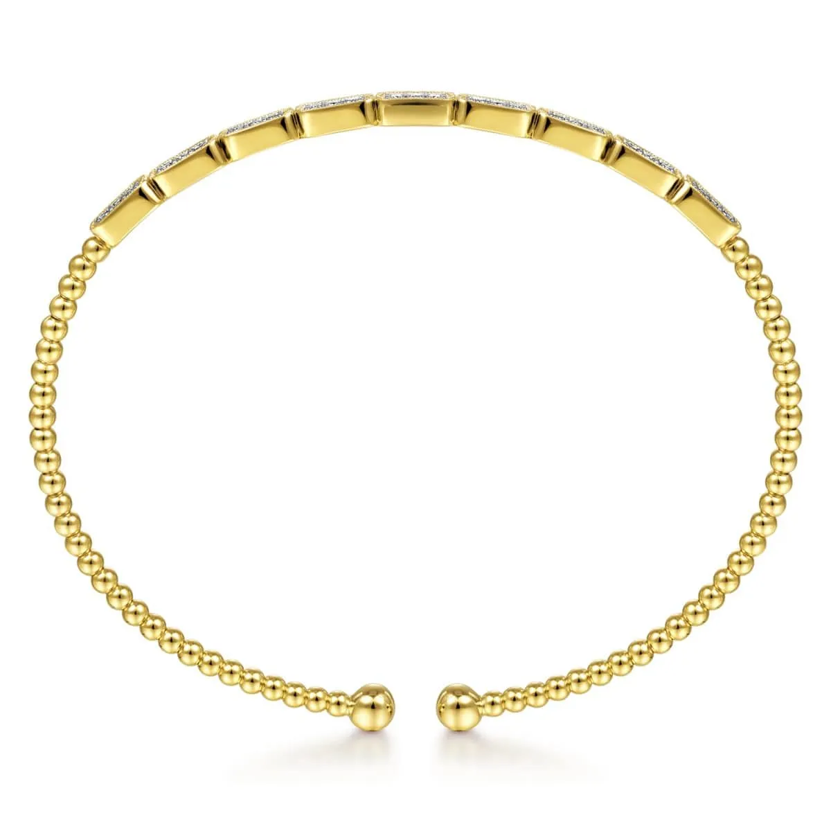 14K Yellow Gold Diamond Bangle - BG4443-62Y45JJ