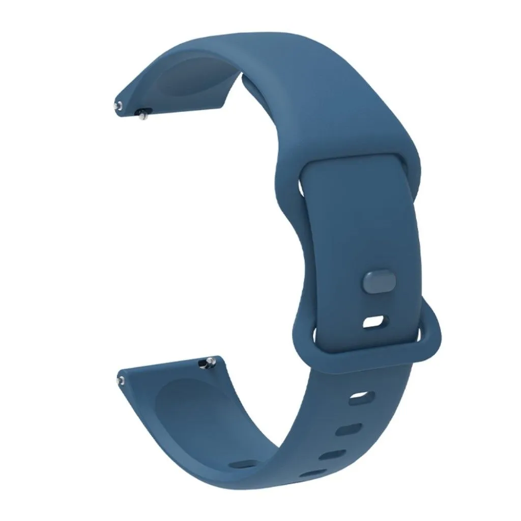 22mm Universal comfortable silicone watch strap - Blue