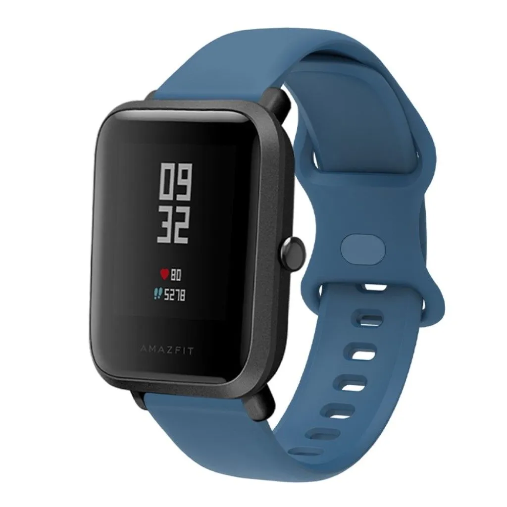 22mm Universal comfortable silicone watch strap - Blue