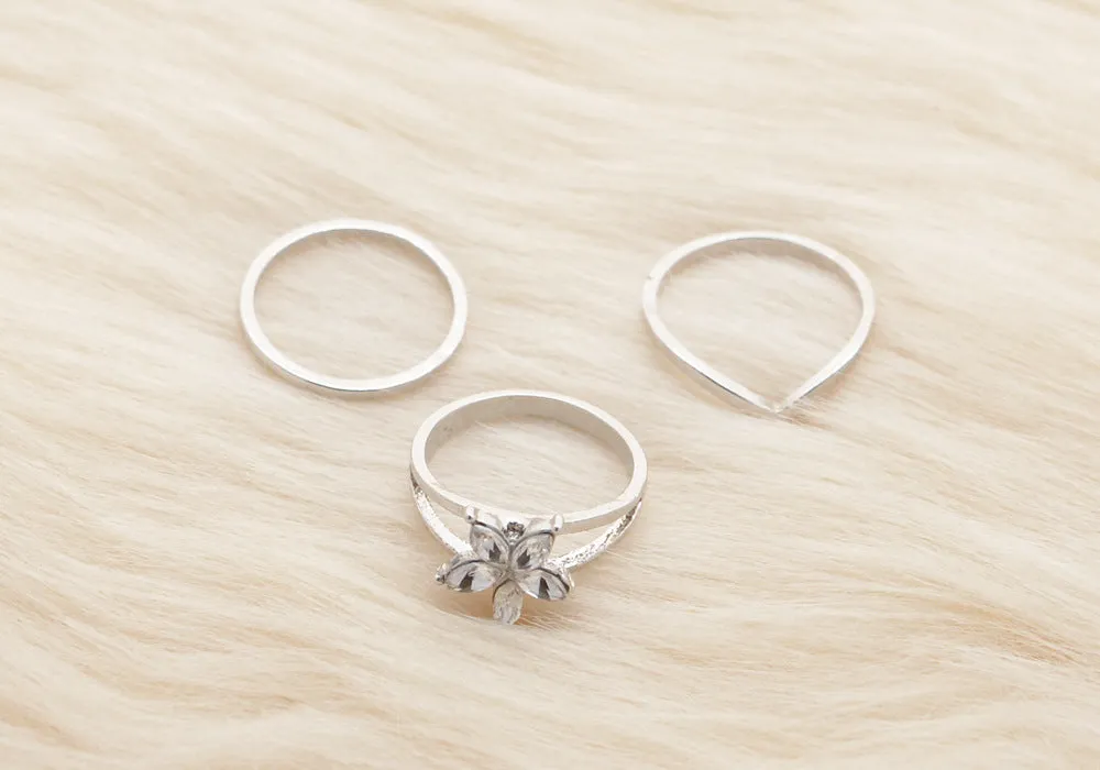 3 Piece Toe Ring Set