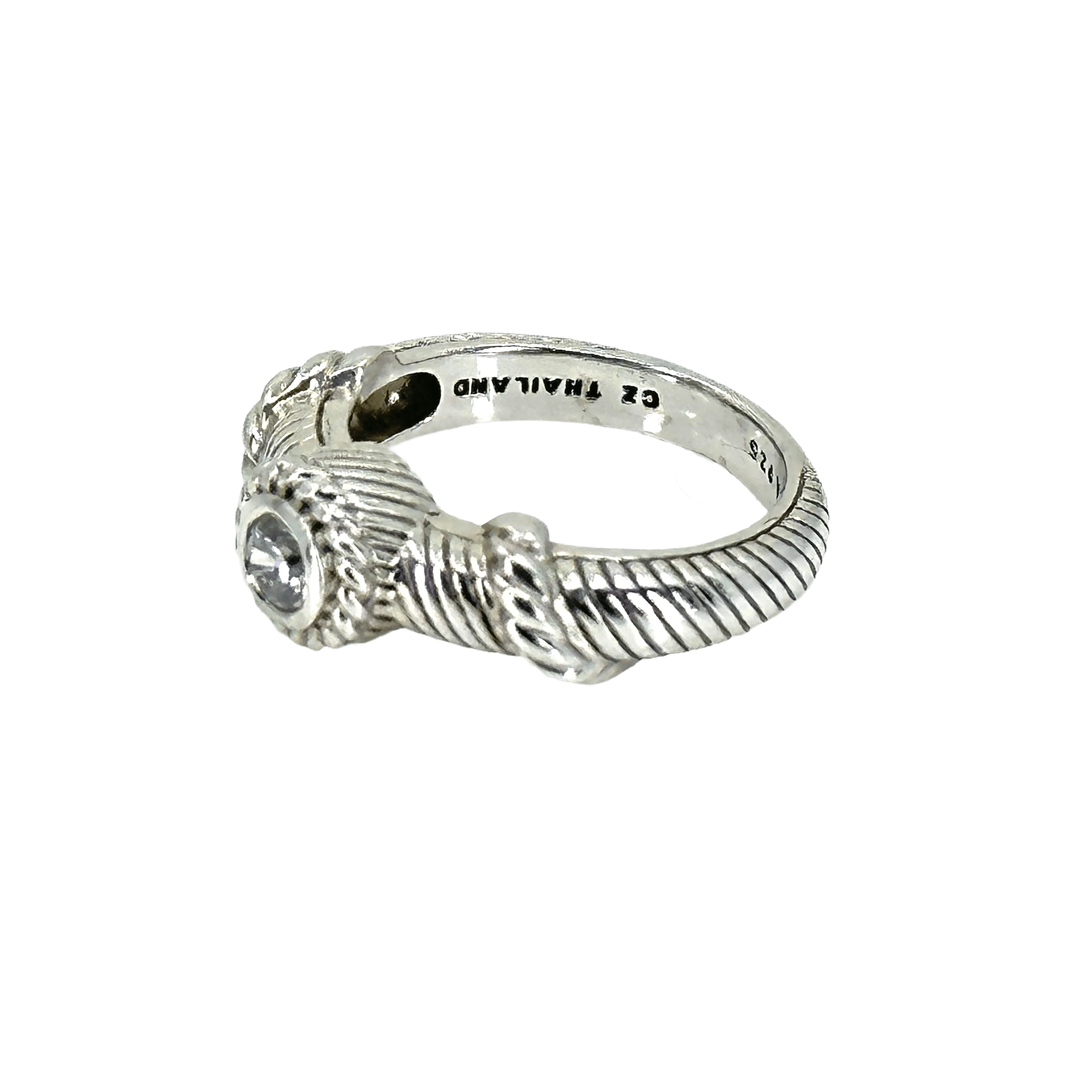 925 STERLING SILVER JUDITH RIPKA Women's RING Size 6