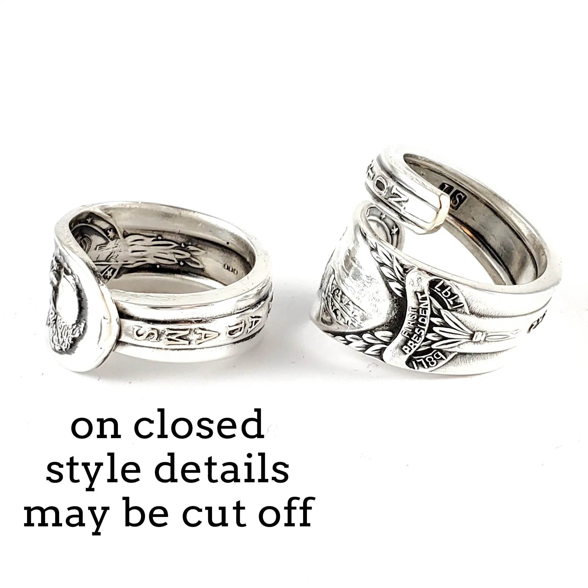 Abraham Lincoln Presidential Spoon Ring - Made to Order