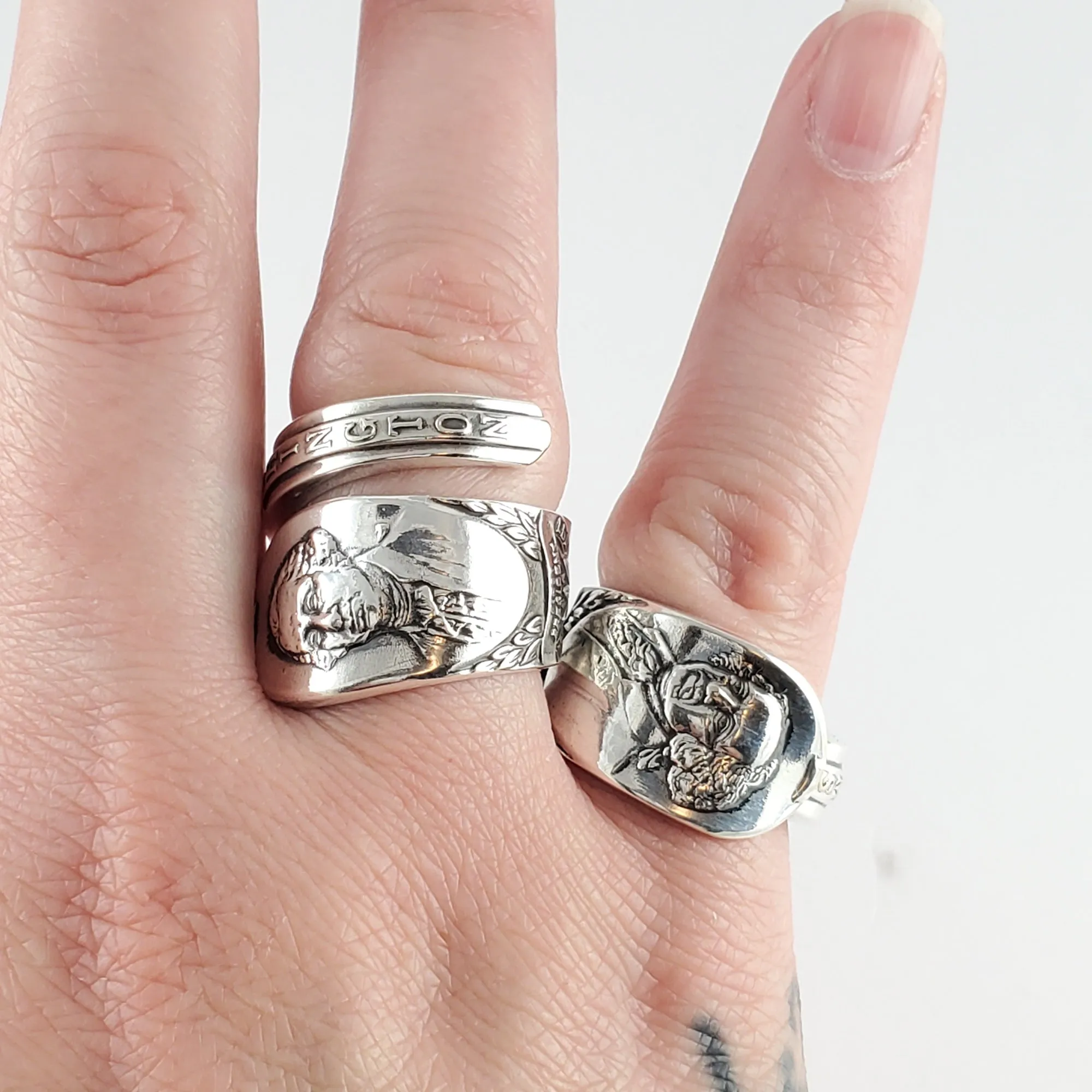 Abraham Lincoln Presidential Spoon Ring - Made to Order