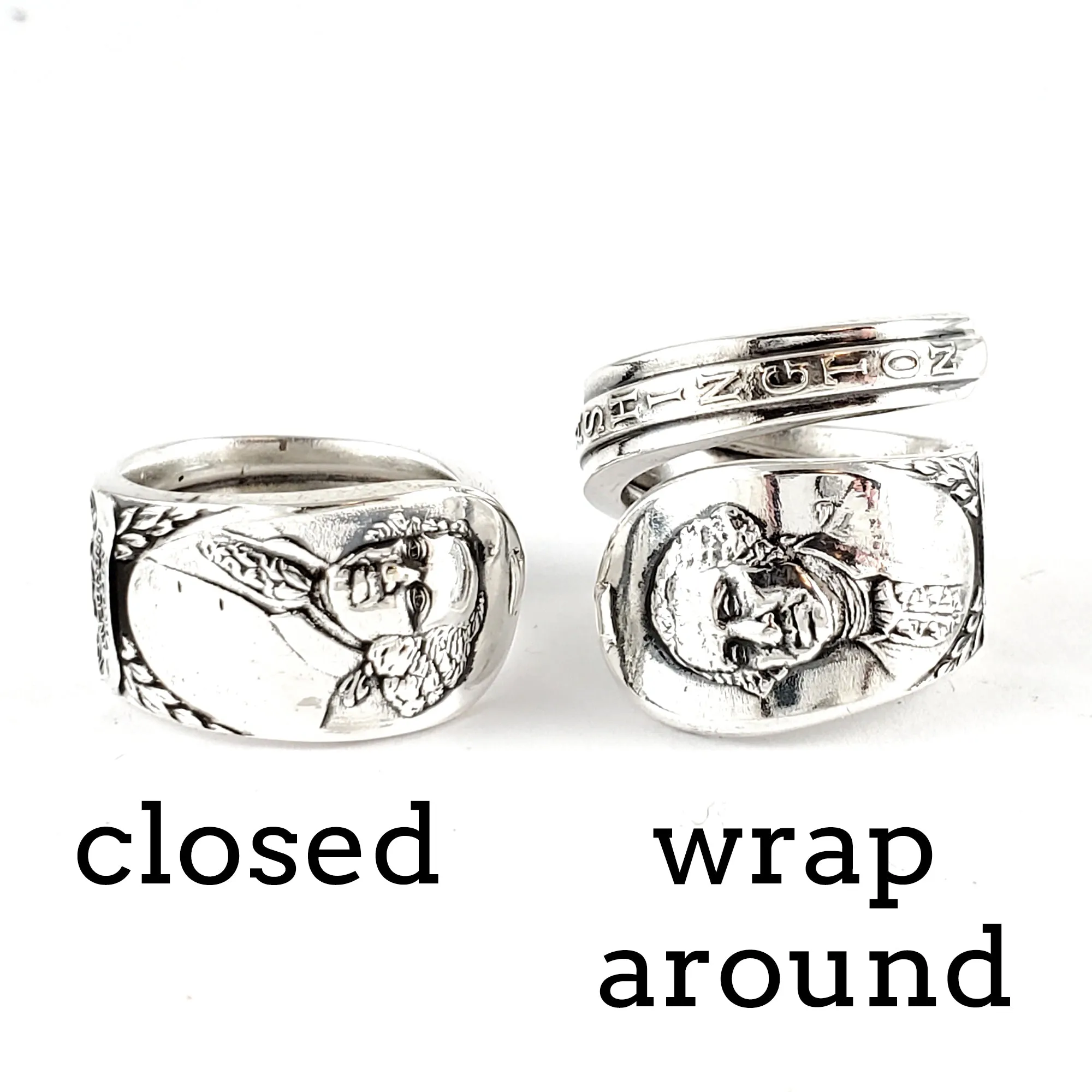 Abraham Lincoln Presidential Spoon Ring - Made to Order