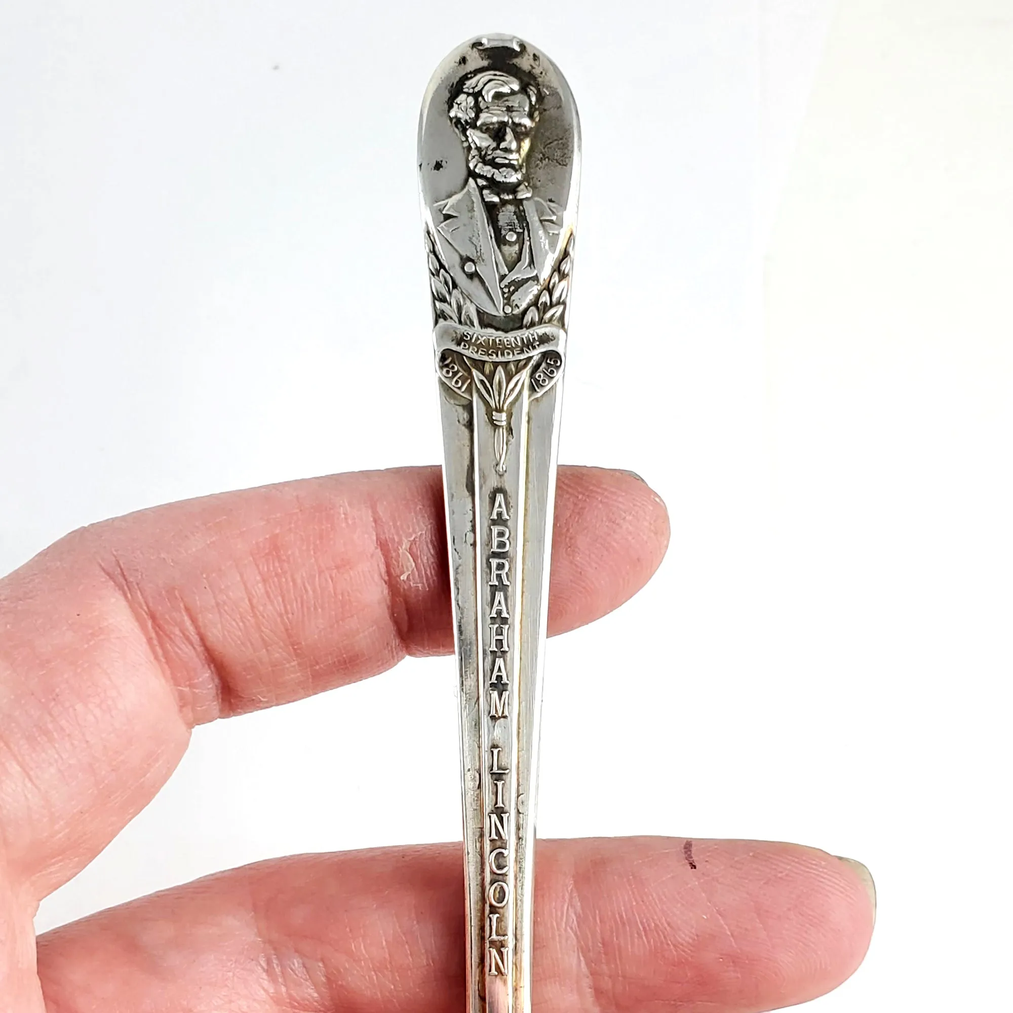Abraham Lincoln Presidential Spoon Ring - Made to Order