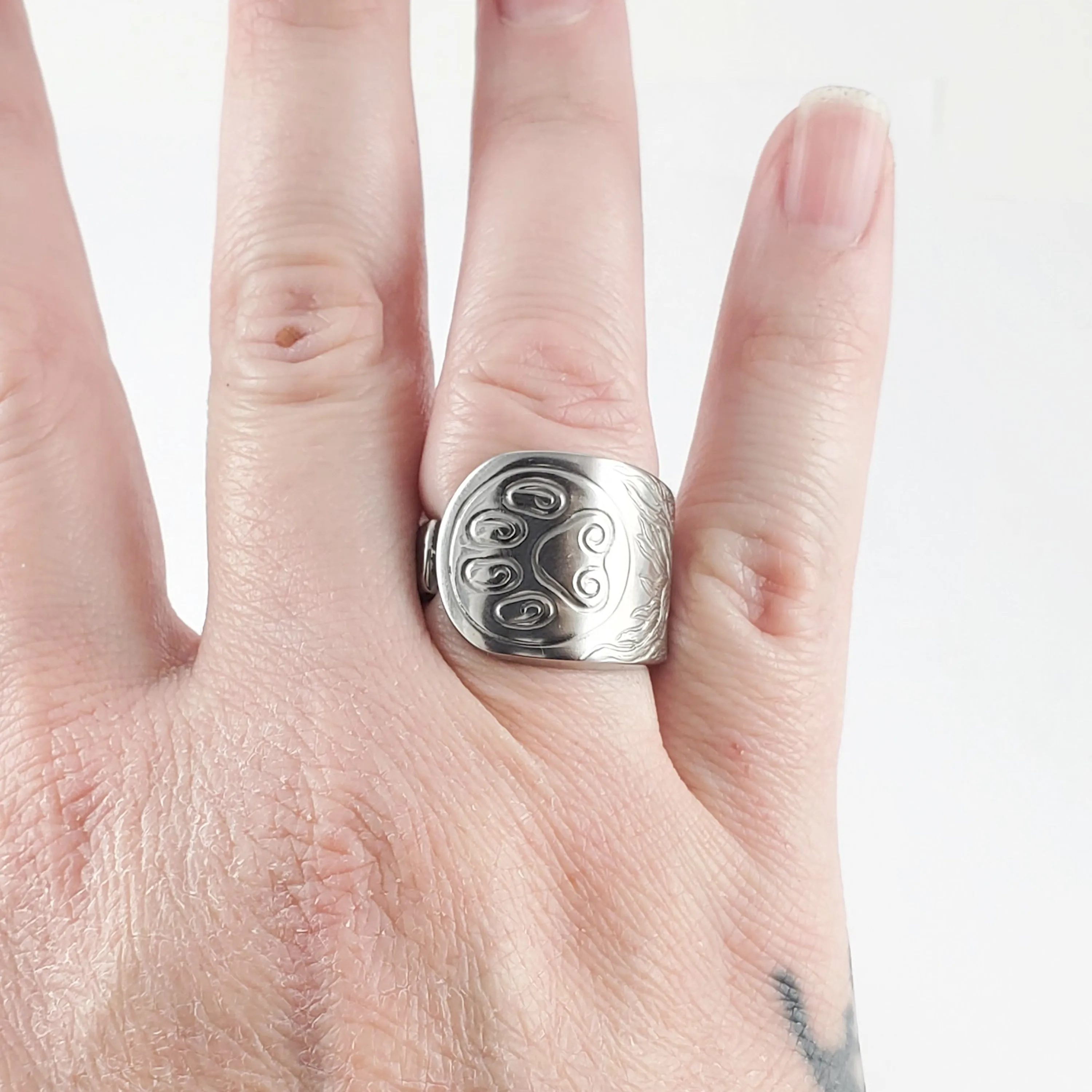 Animal Paw Stainless Steel Spoon Ring