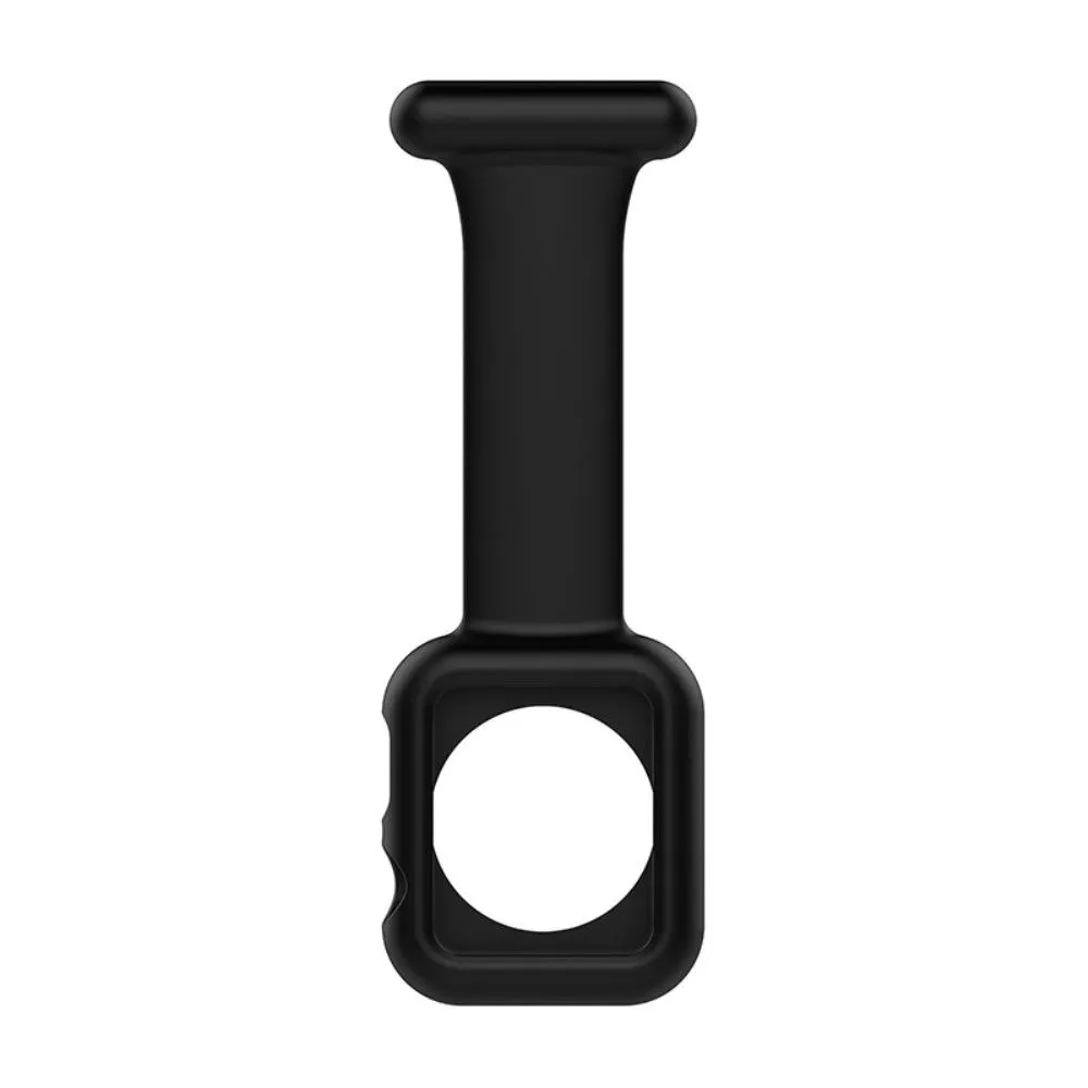 Apple Watch (41mm) doctor nurse silicone watch strap - Black