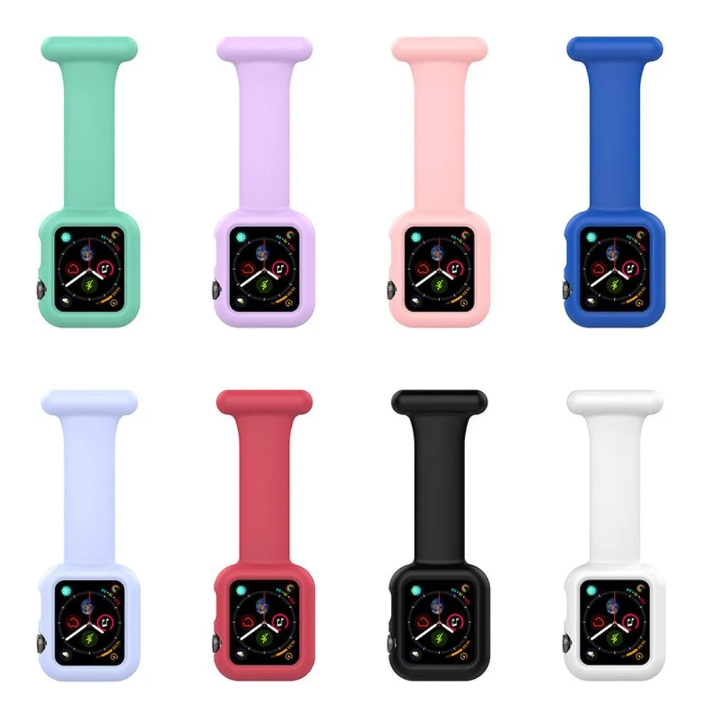 Apple Watch (41mm) doctor nurse silicone watch strap - Black