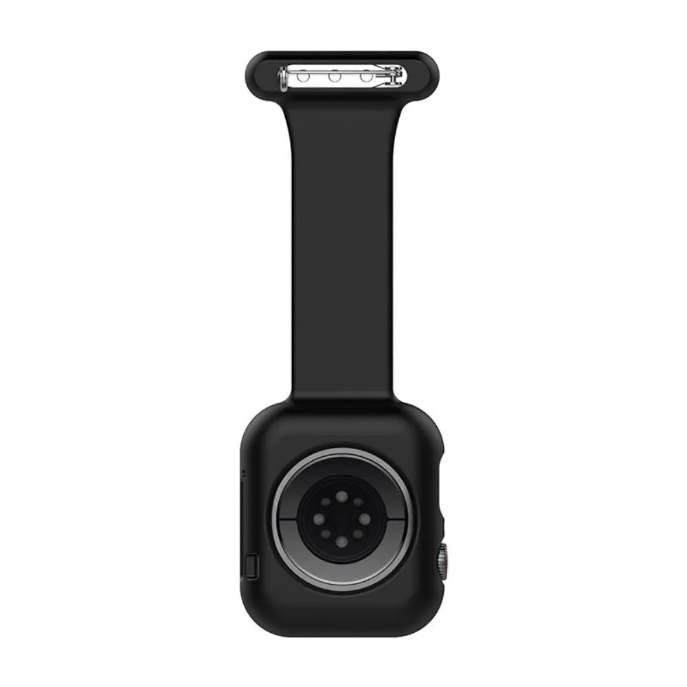Apple Watch (41mm) doctor nurse silicone watch strap - Black