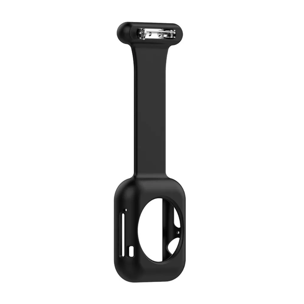 Apple Watch (41mm) doctor nurse silicone watch strap - Black