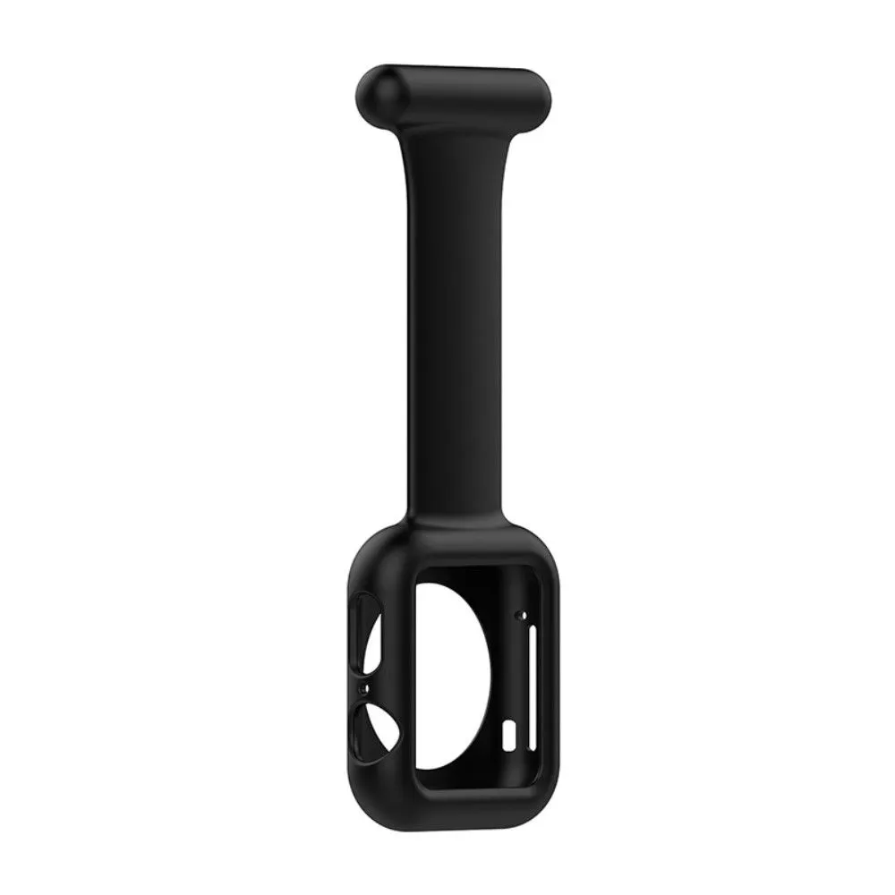 Apple Watch (41mm) doctor nurse silicone watch strap - Black