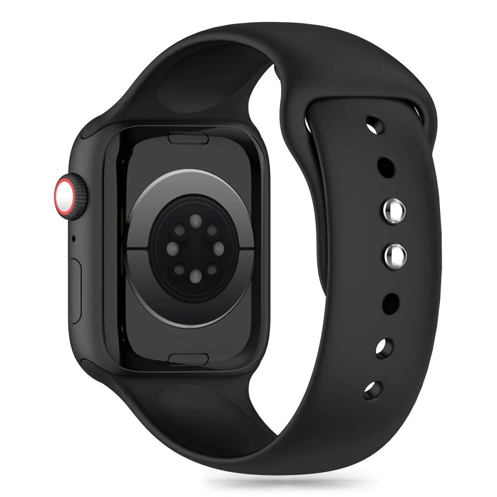 Apple Watch (42/44/SE/45/46/49mm) Tech-Protect Silikone Urrem - Black