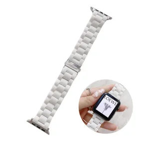 Apple Watch 44mm simple PC watch strap - White