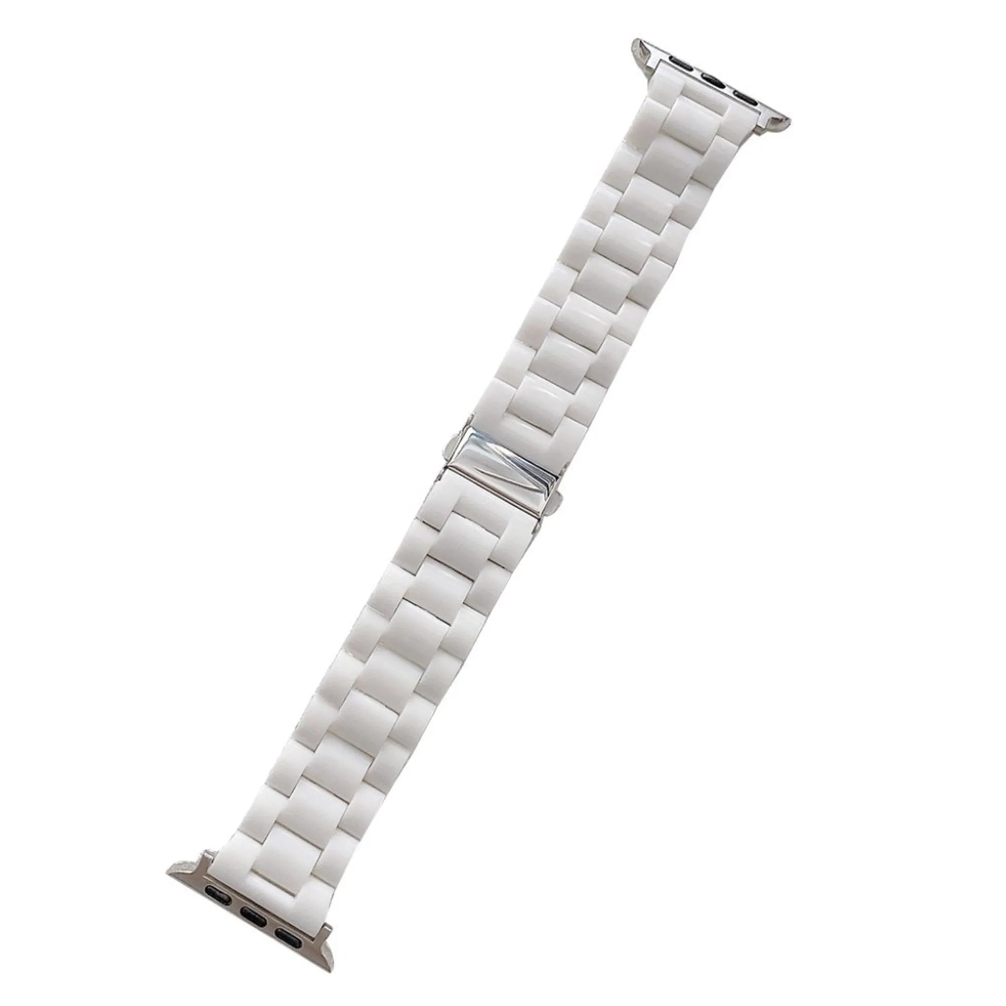 Apple Watch 44mm simple PC watch strap - White