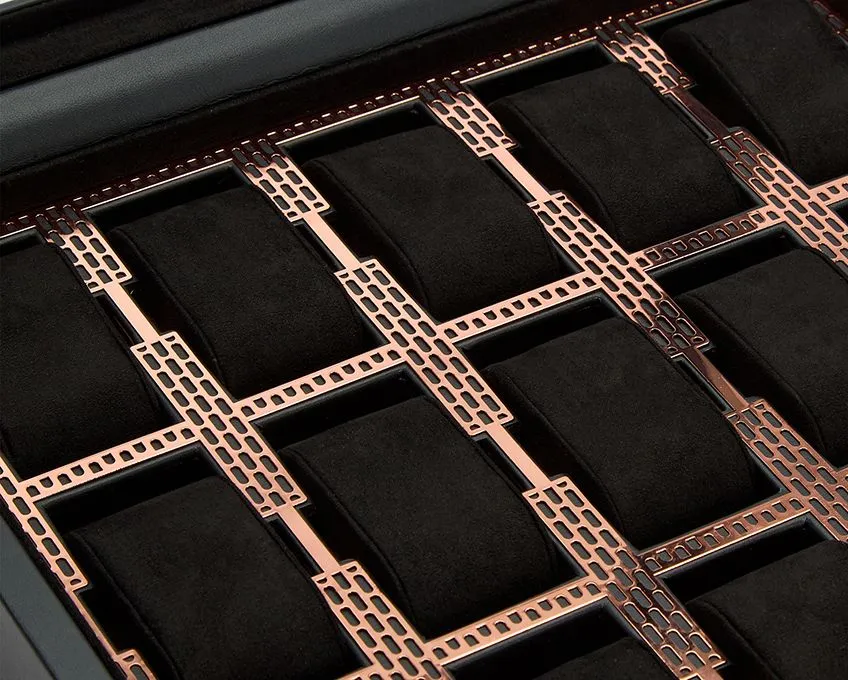 Avis 15 Piece Watch Box (Copper)