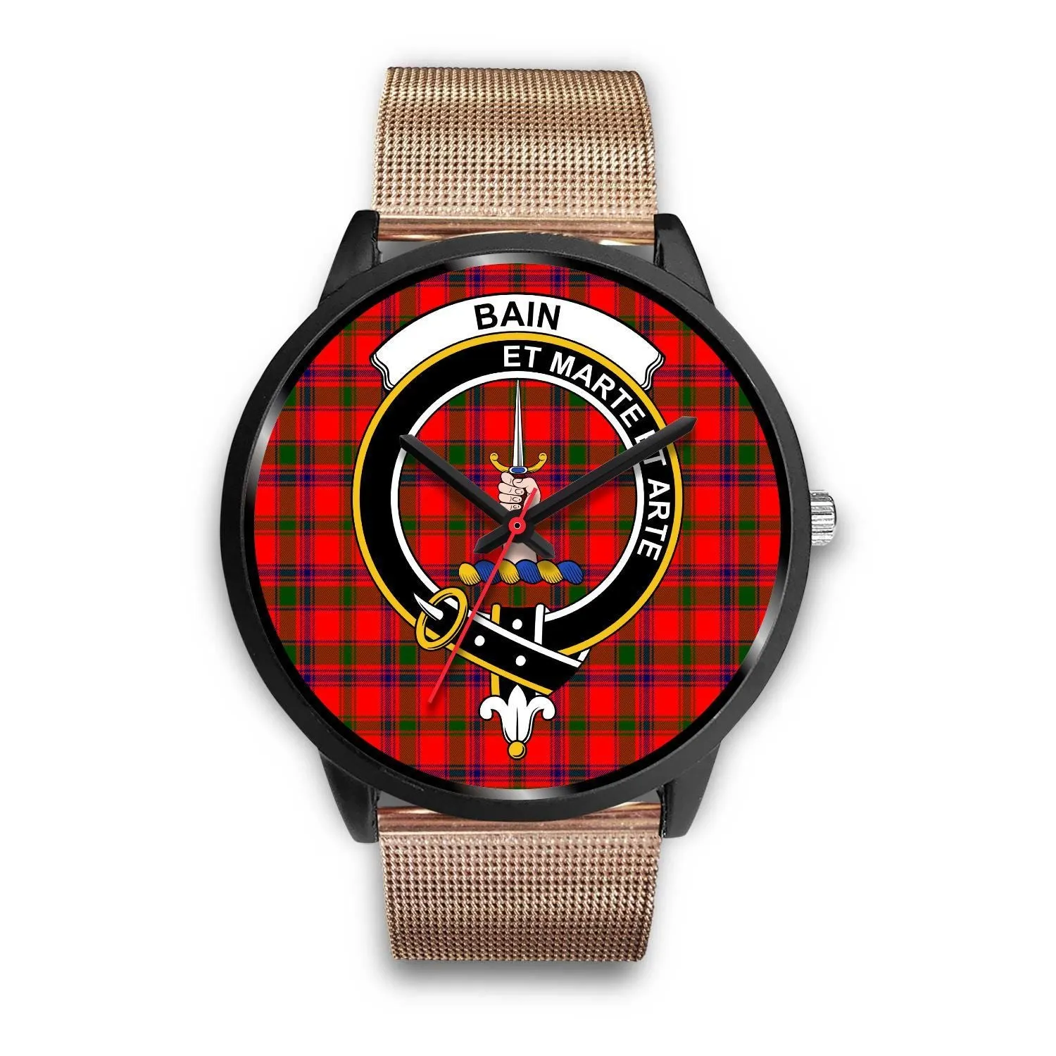 Bain Clan Badge Tartan Black Watch