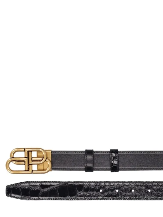 Balenciaga   25mm BB Reversible belt 
