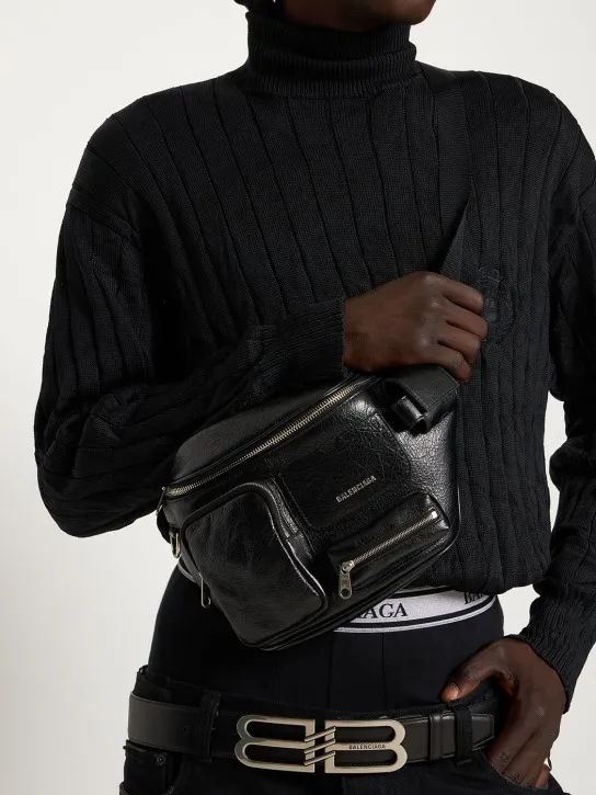 Balenciaga   Superbusy leather belt bag 