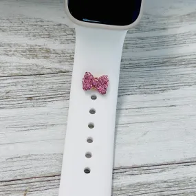 Band Charms 1pc. Sparkly Bows Multiple Colors Available