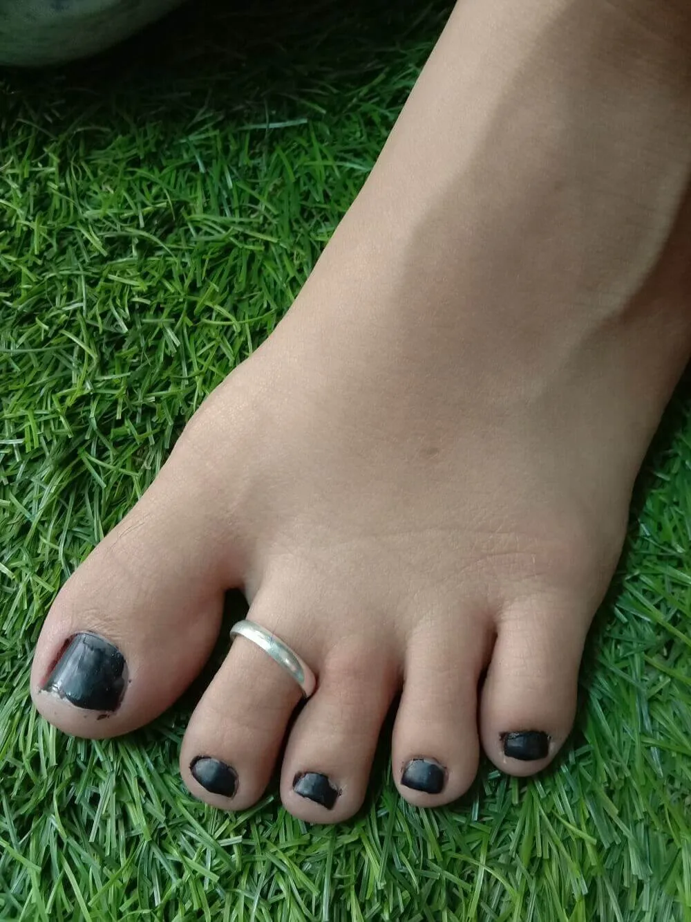 Band Toe cum Thumb Ring Single
