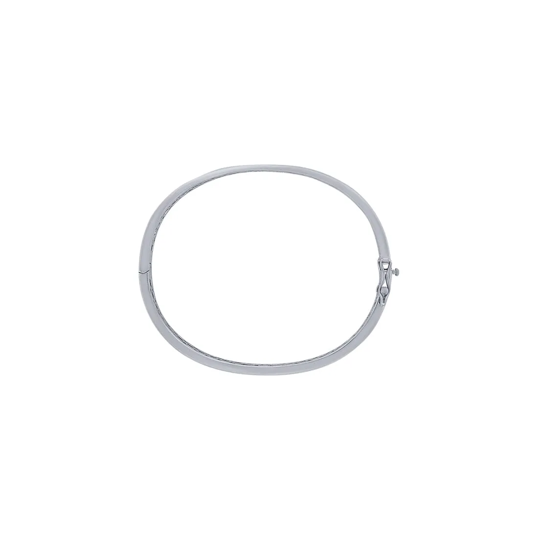Bangle with Cubic Zirconia in Sterling Silver