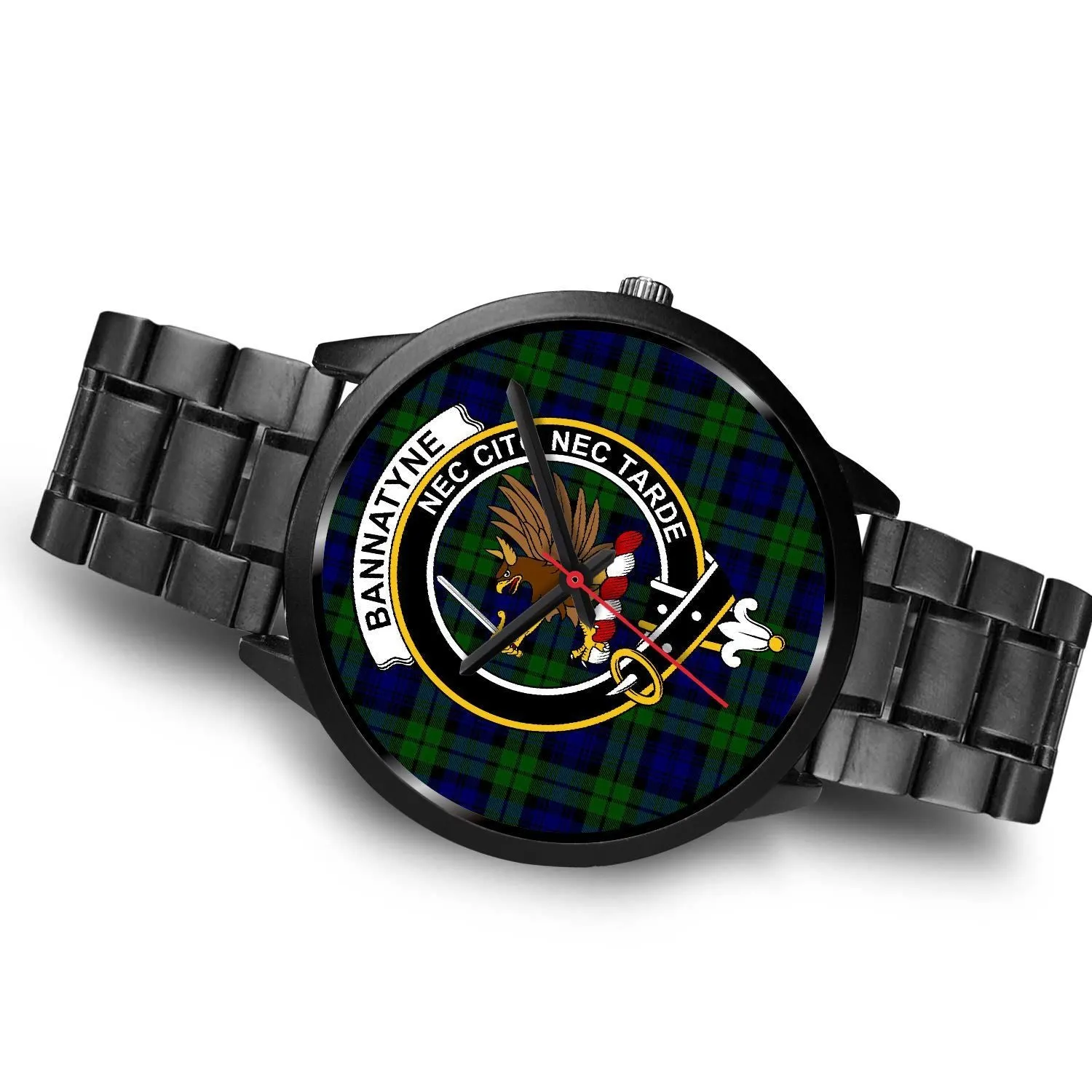Bannatyne Clan Badge Tartan Black Watch