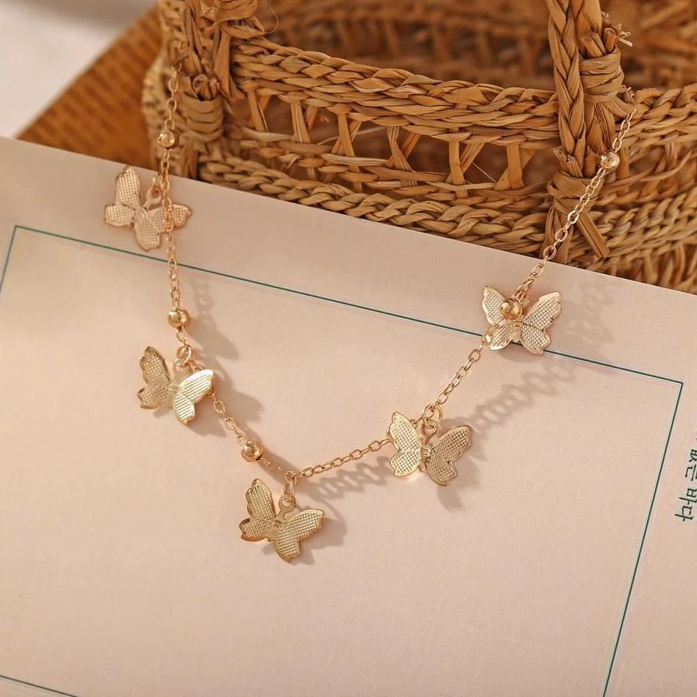 Beach Foot Decoration butterfly anklet