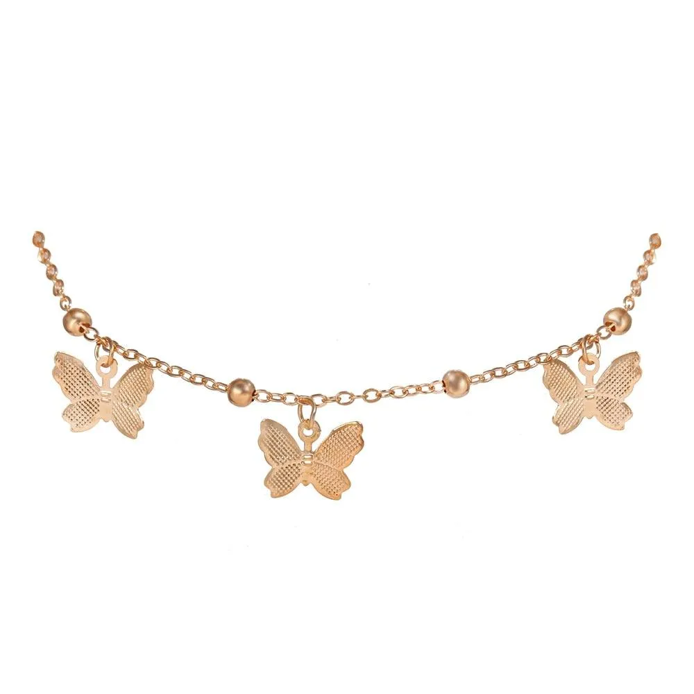 Beach Foot Decoration butterfly anklet