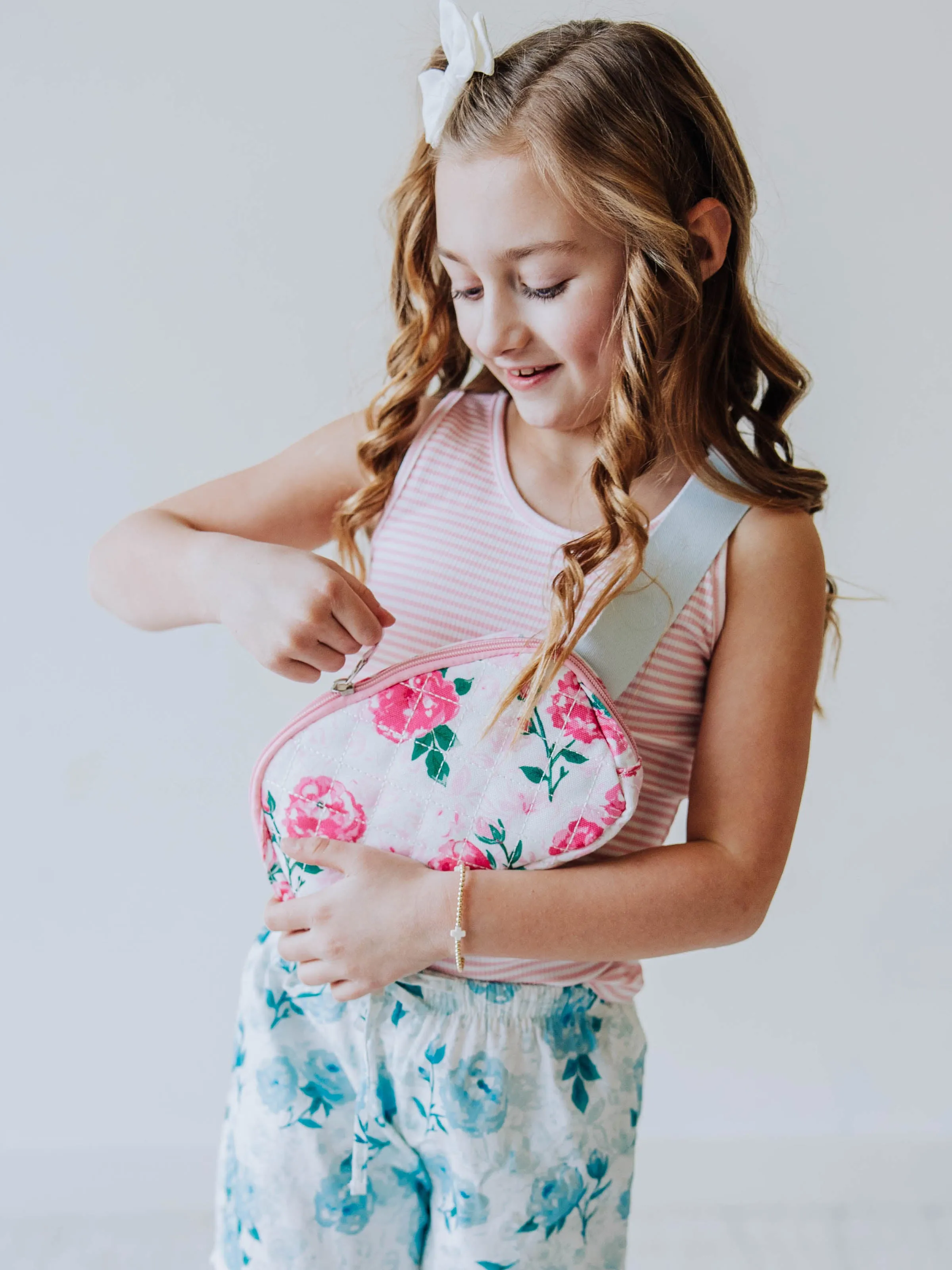 Belt Bag - Raspberry Roses