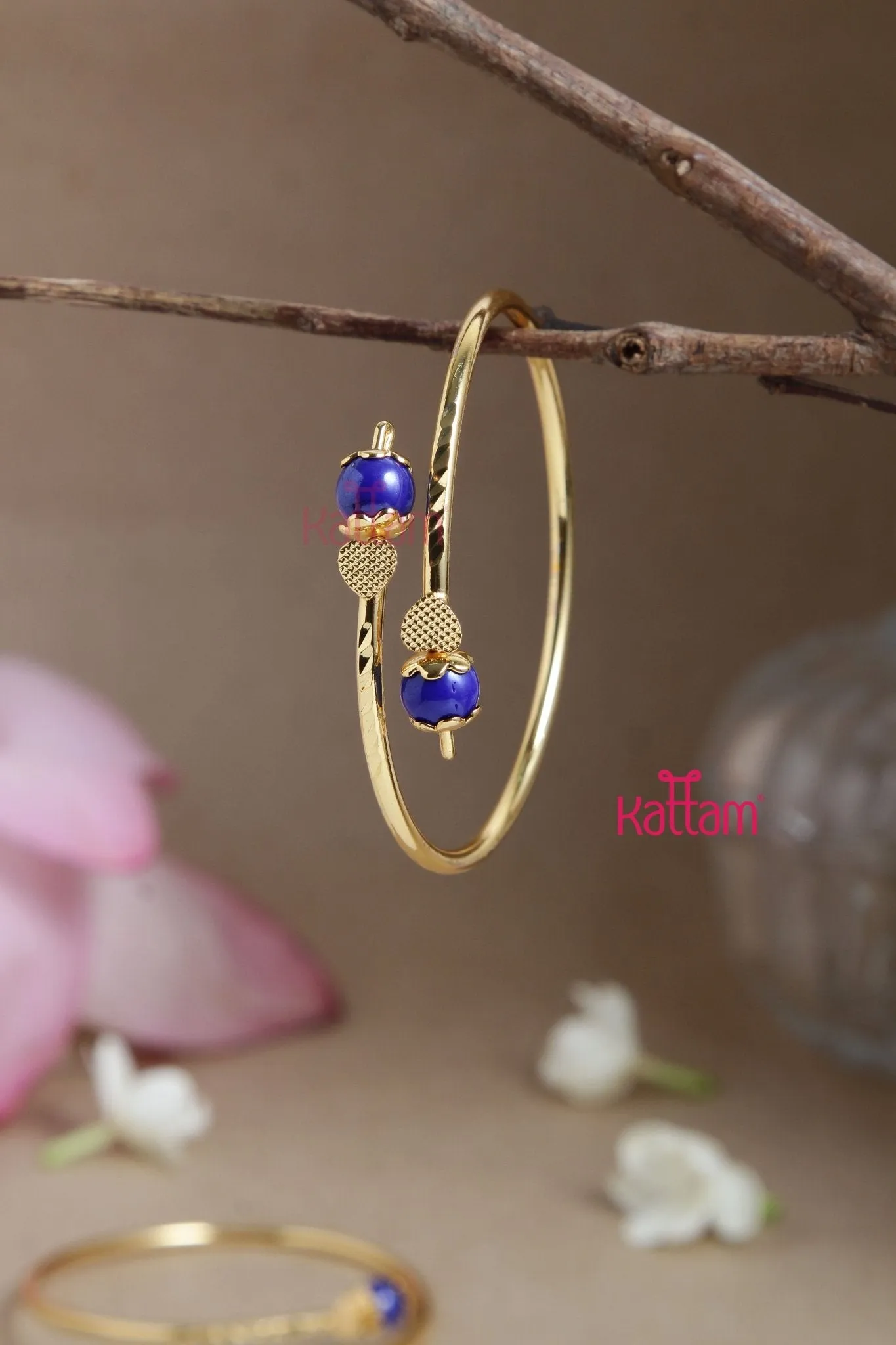 Blue Ball Kada Bangle