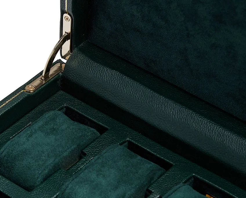 British Racing 15 Piece Watch Box (Green)