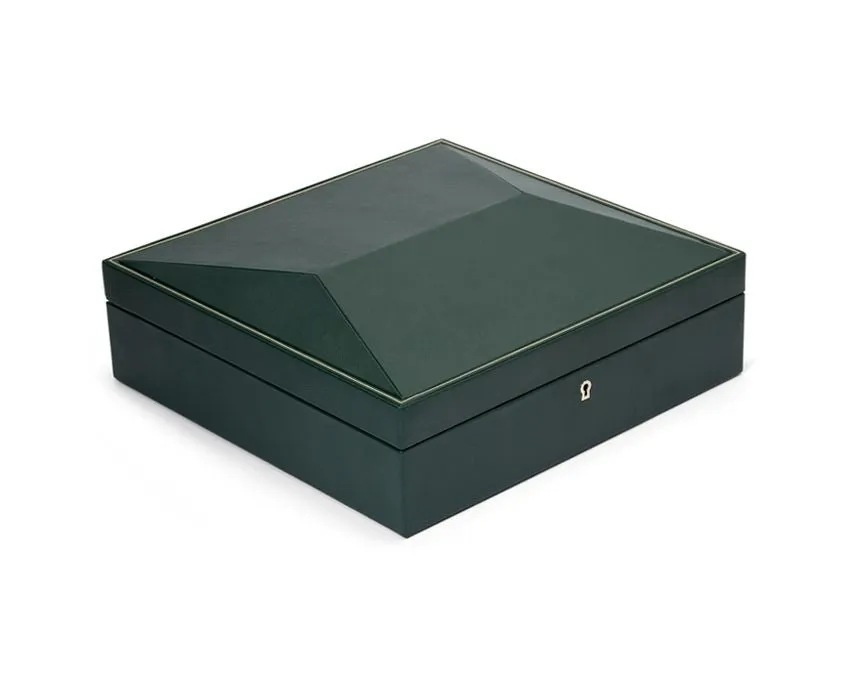 British Racing 15 Piece Watch Box (Green)