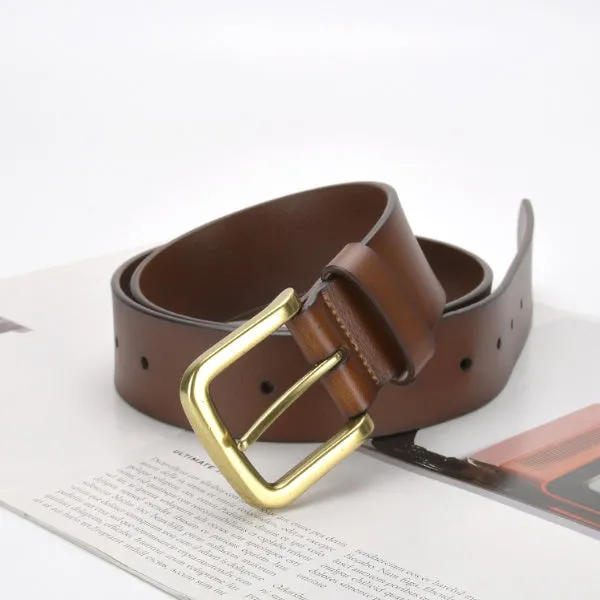 Brown Women Genuine Leather Belt 棕色女士真皮皮带 KCBELT1073