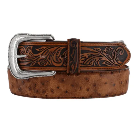 C42525 - Tony Lama - Rust Ostrich - Belt