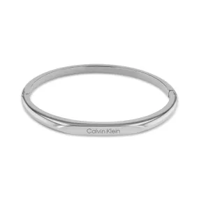 Calvin Klein Jewellery Stainless Steel Women's Hinge Bangle - 35000045