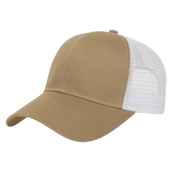 Cap America Custom Embroidered Hat with Logo - Two-Tone Mesh Back Cap i3025