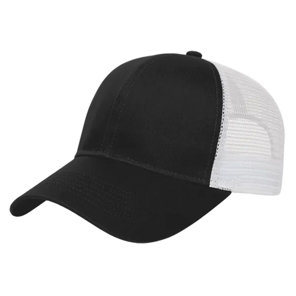 Cap America Custom Embroidered Hat with Logo - Two-Tone Mesh Back Cap i3025