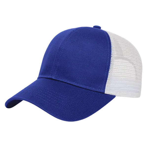 Cap America Custom Embroidered Hat with Logo - Two-Tone Mesh Back Cap i3025