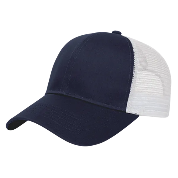 Cap America Custom Embroidered Hat with Logo - Two-Tone Mesh Back Cap i3025