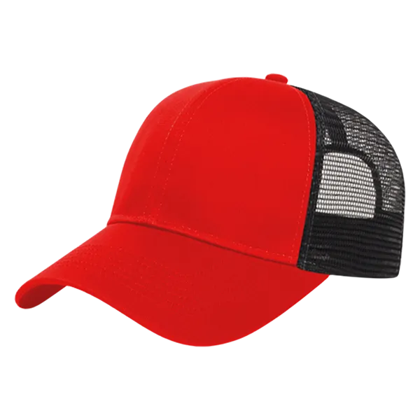 Cap America Custom Embroidered Hat with Logo - Two-Tone Mesh Back Cap i3025