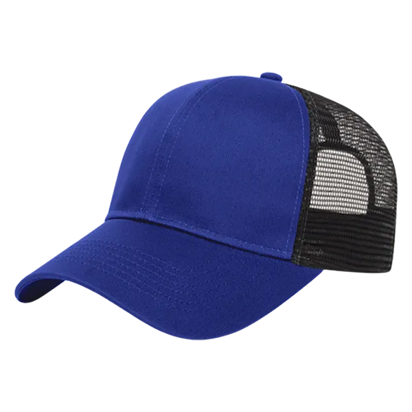 Cap America Custom Embroidered Hat with Logo - Two-Tone Mesh Back Cap i3025