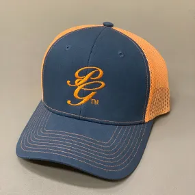 Cap-PG Initials Script - ORANGE - ALL