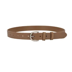 Caramel Women Genuine Leather Belt 焦糖色女士真皮皮带 KCBELT1078