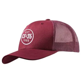 Centreforce Trucker - Maroon & White