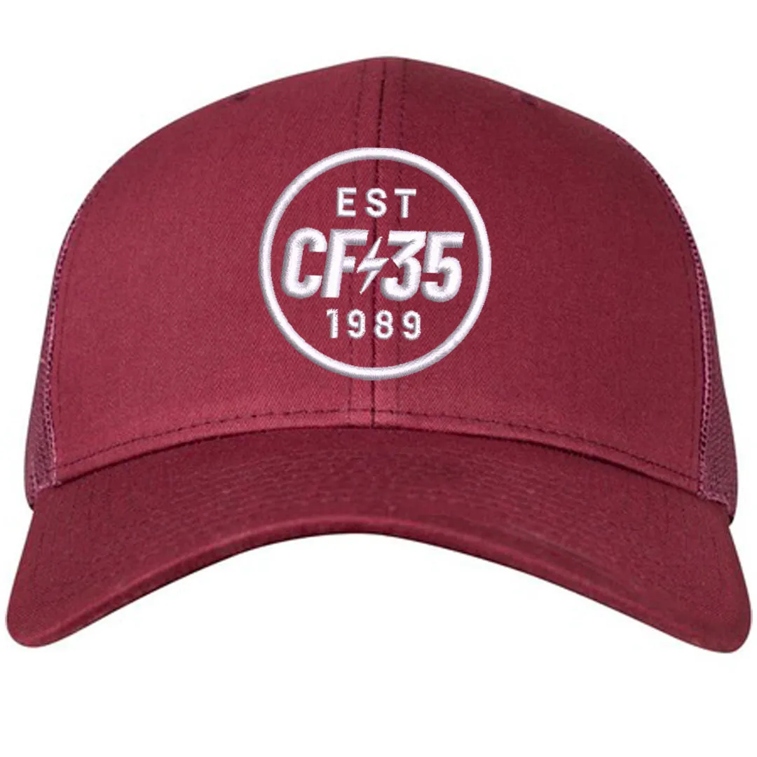 Centreforce Trucker - Maroon & White