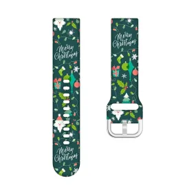 Christmas Watch Straps compatible with the Huawei Watch 4 Pro