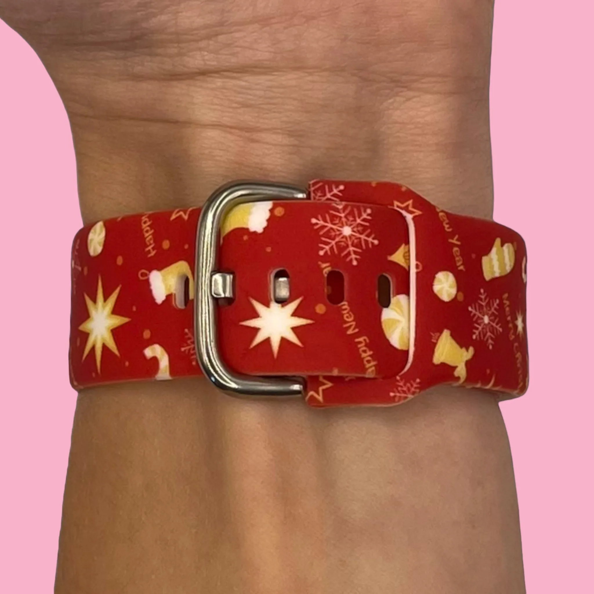 Christmas Watch Straps compatible with the Huawei Watch 4 Pro