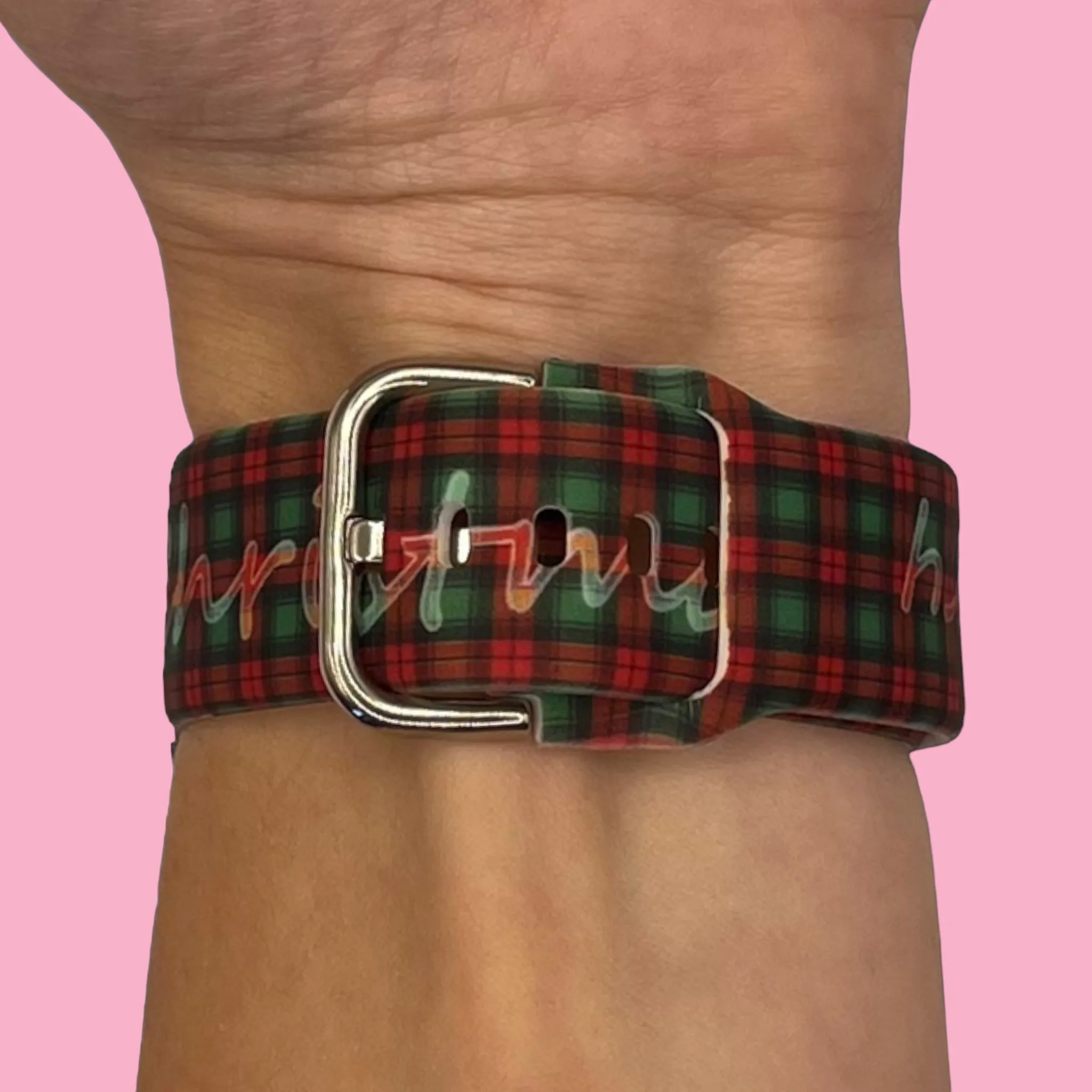 Christmas Watch Straps compatible with the Huawei Watch 4 Pro